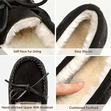 Cozy Women’s Faux Fur House Slippers for Indoor & Outdoor
