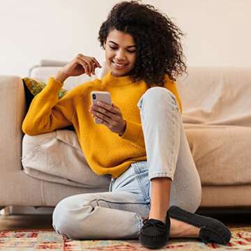 Cozy Women’s Faux Fur House Slippers for Indoor & Outdoor