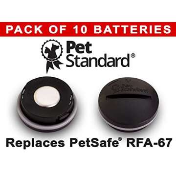 PET Standard Replacement RFA-67 6V Lithium Batteries Compatible with PetSafe Battery-Operated Pet Pr...