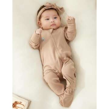 Momcozy Baby Pajamas with Temperature Monitoring & Zippers