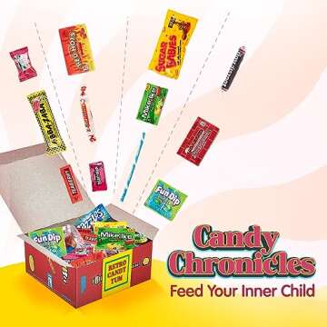 RETRO CANDY YUM ~ 1973 52nd Birthday Gift Box Mix Nostalgic Candy from Childhood for 52 Year Old Man or Woman Born 1973 Jr