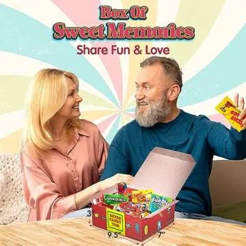 RETRO CANDY YUM ~ 1973 52nd Birthday Gift Box Mix Nostalgic Candy from Childhood for 52 Year Old Man or Woman Born 1973 Jr