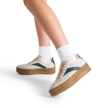 DREAM PAIRS Women's Stylish Platform Sneakers Walking Shoes