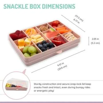 melii Snackle Box - 12-Compartment Snack Storage Container