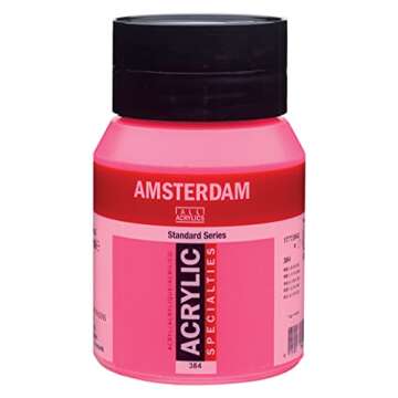 Amsterdam Standard Series Acrylic Jar 500ml Reflex Rose 384 (17723842)