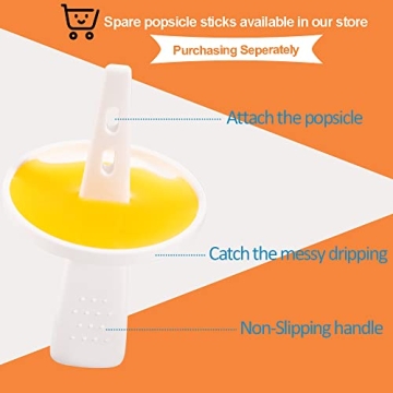 MANBA Popsicle Mold - Easy Release Reusable Silicone Molds