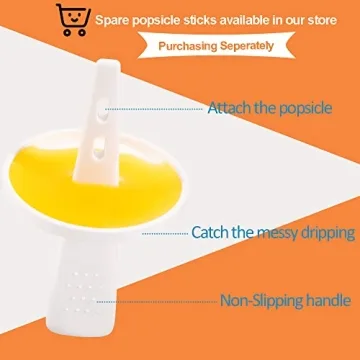 MANBA Popsicle Mold - Easy Release Reusable Silicone Molds