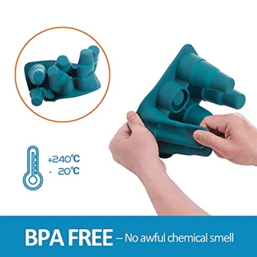 MANBA Popsicle Mold - Easy Release Reusable Silicone Molds