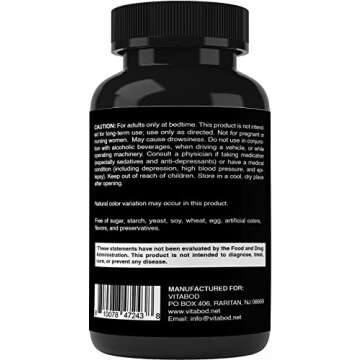 Vitabod Melatonin 20 mg Fast Dissolve Tablets - 240 Count