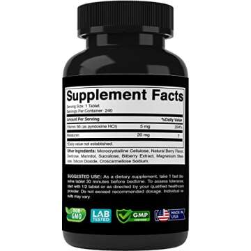 Vitabod Melatonin 20 mg Fast Dissolve Tablets - 240 Count