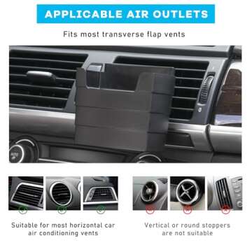 Suvnie Car French Fry Holder with Sauce Holder, Perfect Car Accessory