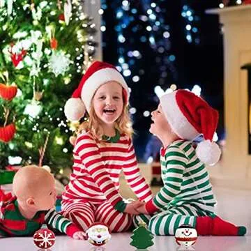 QINGQIU 6 Pack Christmas Squishy Toys for Kids