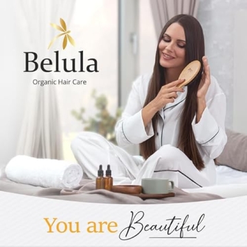 Belula Boar Bristle Hair Brush Set for Healthy Hair