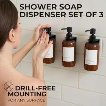 Stylish Shower Dispenser Set for Modern Bathrooms