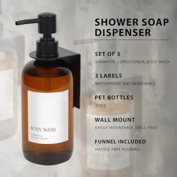 Stylish Shower Dispenser Set for Modern Bathrooms