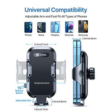 Andobil 2025 Car Phone Holder - Secure & Convenient Mount