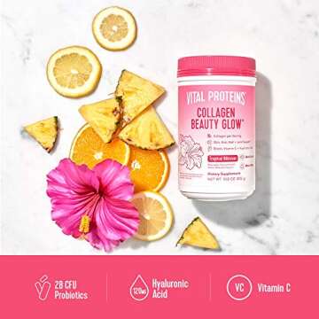 Vital Proteins Collagen Waterâ„¢, 10g of Collagen per Bottle, Made with Real Fruit Juice - Lemon Ginger, 12 Pack