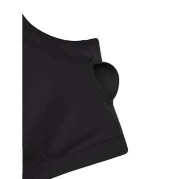 LASLULU Long Sleeve Workout Tops for Women with Built in Bra Sheer Mesh V Neck Black Crop Tops Cropped T Shirts Sexy Exercise Pilates Fall Outfits(Black Medium)