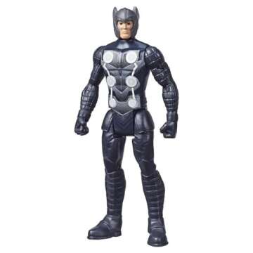 Marvel Avengers Articulated Action Figures - 3.75 Inch 9.5cm Hulk, Thor, Iron Man & Captain America Set of All 4 Figures