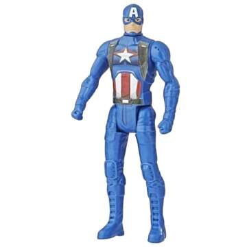 Marvel Avengers Articulated Action Figures - 3.75 Inch 9.5cm Hulk, Thor, Iron Man & Captain America Set of All 4 Figures