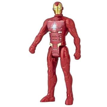 Marvel Avengers Articulated Action Figures - 3.75 Inch 9.5cm Hulk, Thor, Iron Man & Captain America Set of All 4 Figures