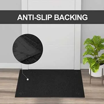 Motsamla Cat Litter Mat, Litter Trapping Mat Soft on Kitty Paws, 47" x 35" Kitten Litter Box Mat for Cleaner Floors, Waterproof, Easy Clean, Durable XL Large Size Cat Litter Pad for Kitten.