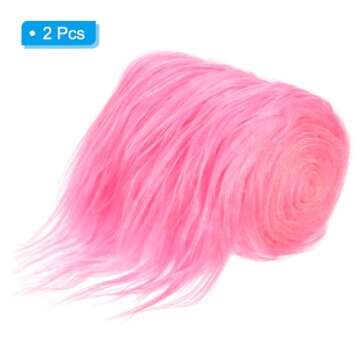 PATIKIL Faux Fur Fabric Strips for DIY Crafts and Decor