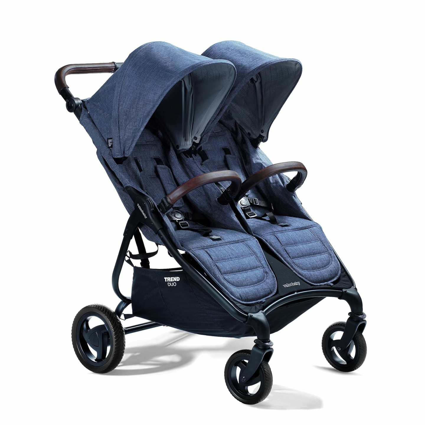 Valco Baby Trend Duo Double Stroller 2023 Denim Blue