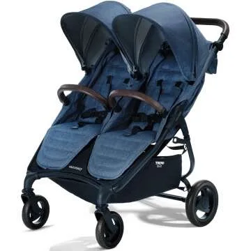 Valco Baby Trend Duo Double Stroller 2023 Denim Blue