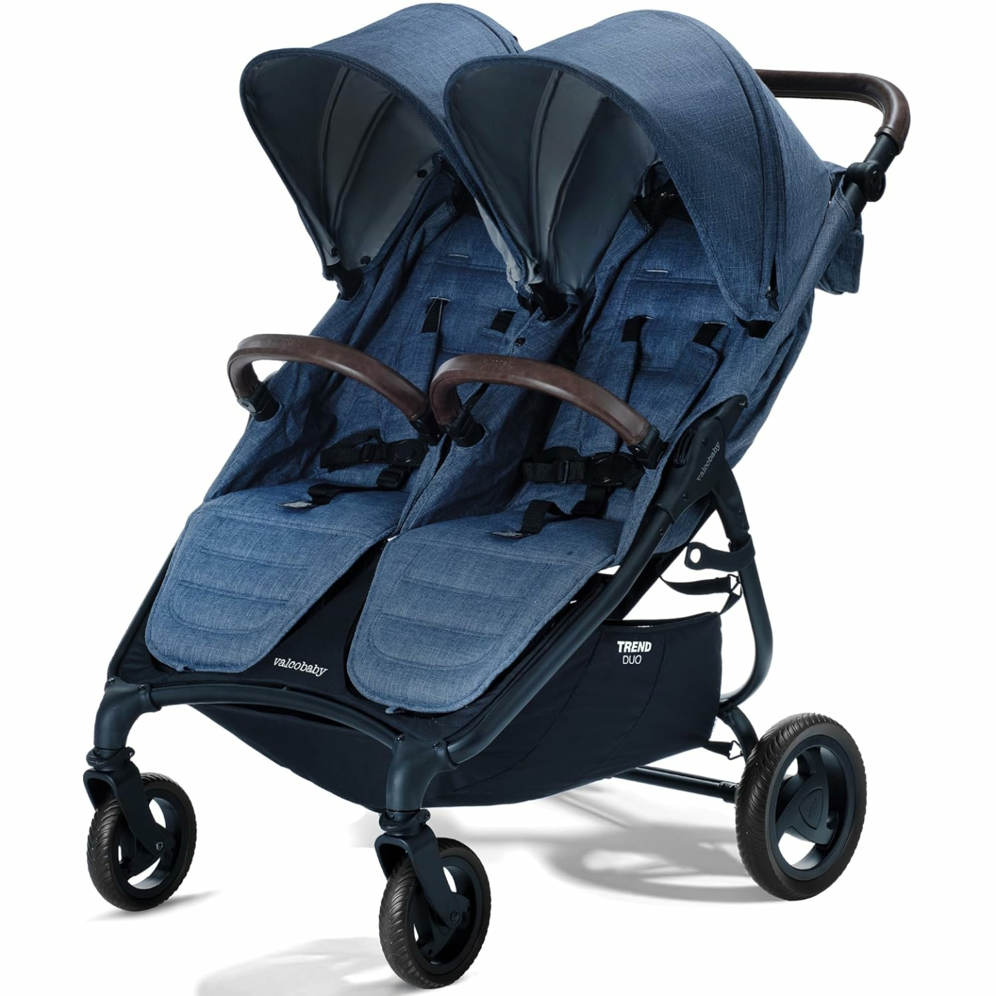 Valco Baby Trend Duo Double Stroller 2023 Denim Blue