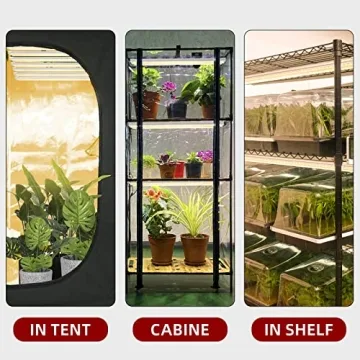 Kihung 4FT LED Grow Lights, Full Spectrum Plant Growth