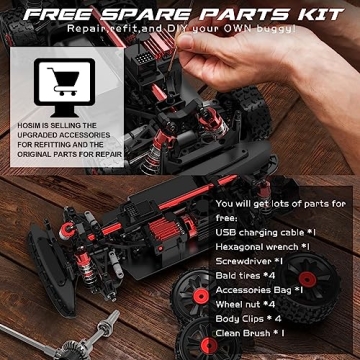 Hosim 1:14 Brushless RC Truck 60+ km/h Fast Off-Road Car