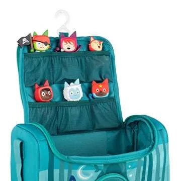Tonies Listen & Play Bag - Secure Protection for your Toniebox, Headphones, Charging Station, and 6 Characters - Enchanted Forest