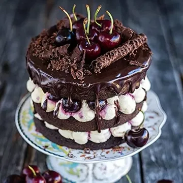 4 Inch Cake Pan Set of 5, Nonstick Cheesecake Round Cake Pans with 100 Pieces Parchment Paper, Mini Cake Tins for Baking, Non-Toxic & Leakproof Circle Cake Pan, Aluminum Material Food Grade Coating