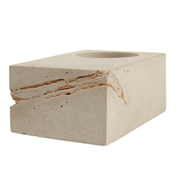 Stylish Rivet Mid Century Modern Concrete Planters