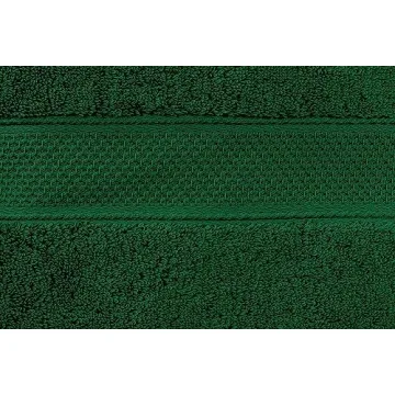 MAURA Luxury Turkish Cotton Hunter Green Hand Towels Set