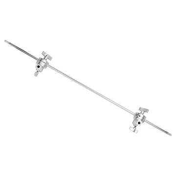 Interfit LS306 Studio Essentials Professional - 10' C-Stand with 4' Boom Arm and Grip Head, Silver