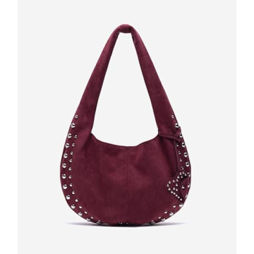 Stylish Suede Handbag Y2K Shoulder Bag for Women