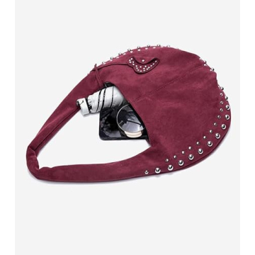 Stylish Suede Handbag Y2K Shoulder Bag for Women