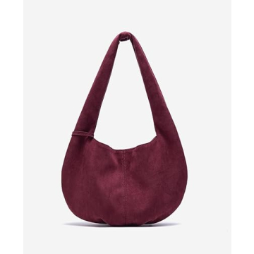 Stylish Suede Handbag Y2K Shoulder Bag for Women