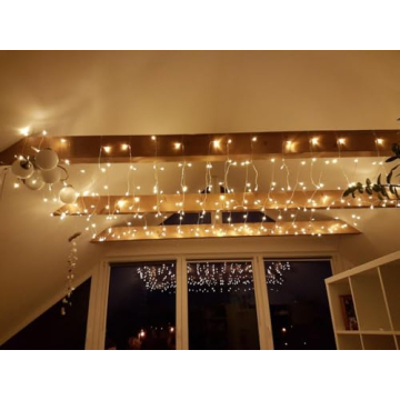 Lighting EVER LED Fairy Curtain Lights - 10x10 ft