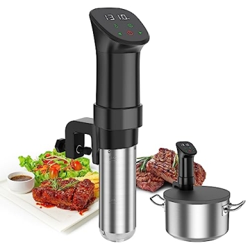 Rocyis Sous Vide Machine - Precision Cooking Kit with Lids & Recipes for Perfect Meals