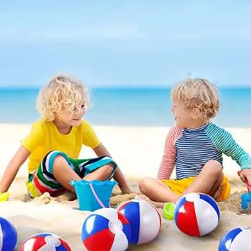 Zhanmai Patriotic Beach Balls for Summer Fun and Parties