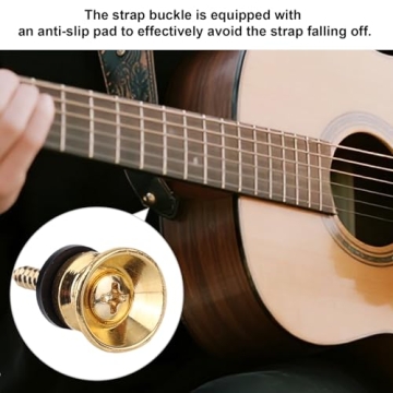 Durable 6pcs Guitar Strap Button Locks for Musicians