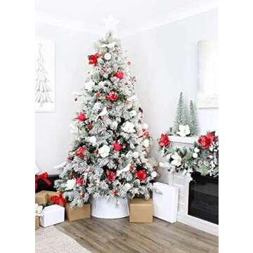 Darware Large White Doves (Set of 3); 8-Inch Long Artificial Doves Figures, Christmas and Wedding Decorations/Large Ornaments