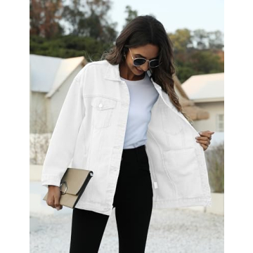 Omoone Women's Oversized Denim Jacket for Every Occasion