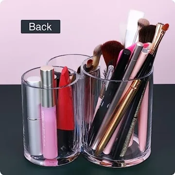 MOSIKER Acrylic Makeup Brush Holder - Stylish Organizer