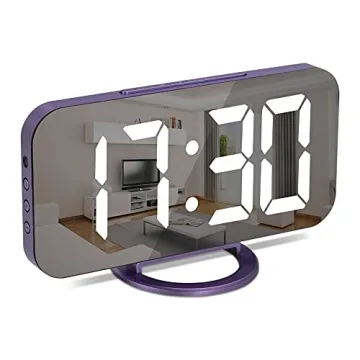 Elegant SZELAM Digital Alarm Clock with USB Charger