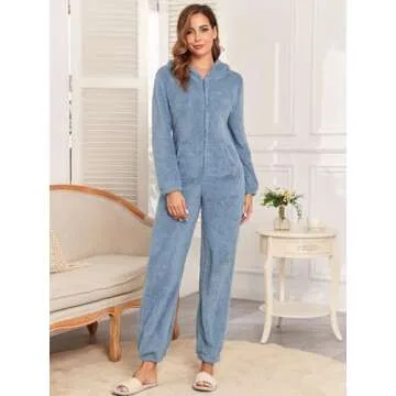 HOTIAN Fleece Onesie Pajamas for Women Comfortable Cosplay