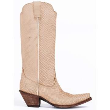 Idyllwind Women's Strut Western Boot Snip Toe - IDBL023-1 7 M US Ivory